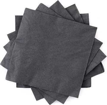 SERVILLETAS NEGRAS - Black napkins