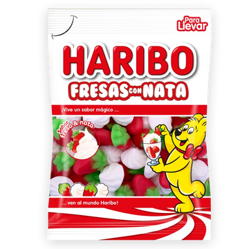 HARIBO FRESA CON NATA 100G