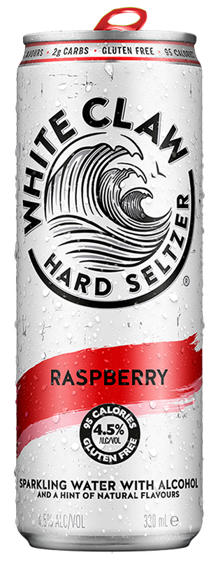 HARD SELTZER WHITE CLAW RASPBERRY