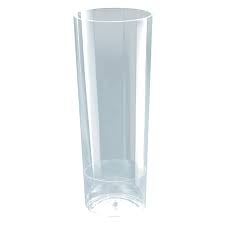 VASOS DE TUBO - Medium plastic glasses