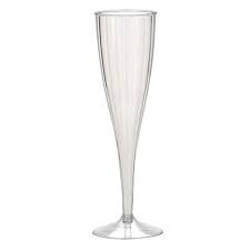 Vasos Cava Plastico 8UD -Champagne