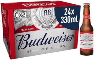 BUDWEISER 330ml Box 24 Units