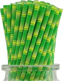 CAÑA NEGRA GRANDE 100UD - Bio straws