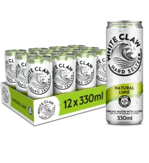 WHITE CLAW HARD SELTZER LIMÓN Box 12 Units