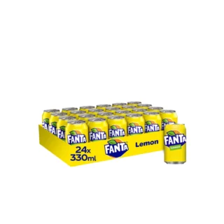 FANTA LEMON 330 ML CAJA 24UD