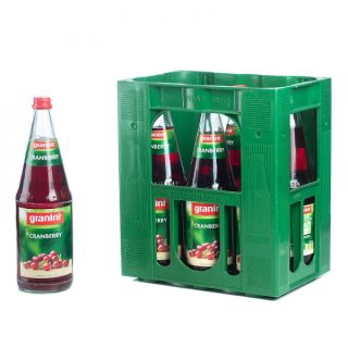 GRANINI CRANBERRY 1L PET Box 6 Units