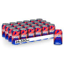 AQUARIUS  RED PEACH CAN 330ML Box 24 Units